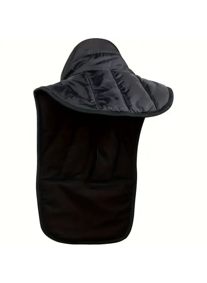 Motorcycle Neck Warmer Windproof Thermal Scarf Adjustable Snug Fit Long Model Hand Washable - Image 3